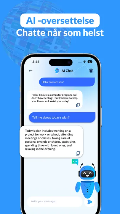 Nextrans: AI Chatoversetter iPhone-skjermbilde 4