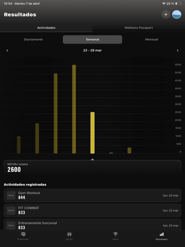 We/On Sports Club iPad screenshot