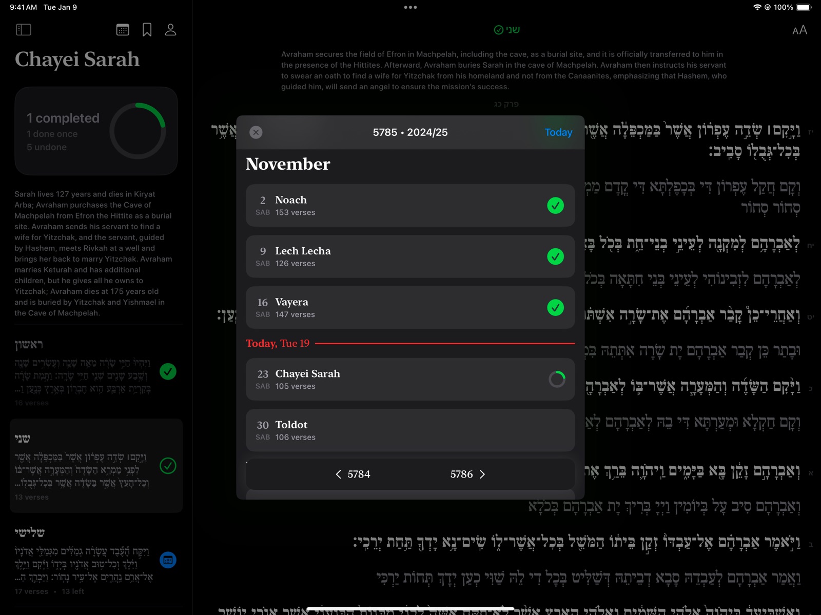 Shnayim: Mikra & Targum ipad screenshot 4