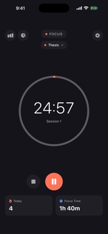 FocusTimer: Pomodoro Focus Screenshot 1 of 5