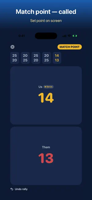 Mintonette: Volleyball Score screenshot 2