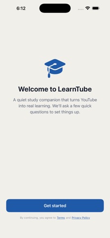LearnTube: Study Habits & AI Screenshot 1 of 10