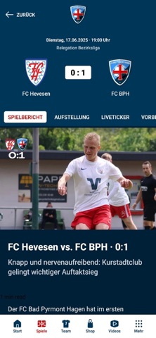FC Bad Pyrmont Hagen screenshot