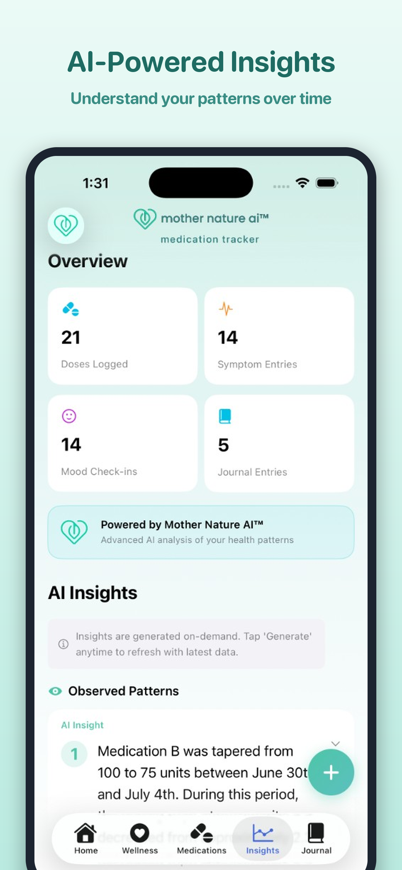 Mother Nature AI - Med Tracker screenshot 5