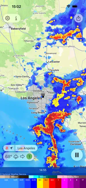 Rain Alarm Live Weather Radar screenshot 3