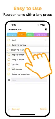 TabChecklists screenshot 2