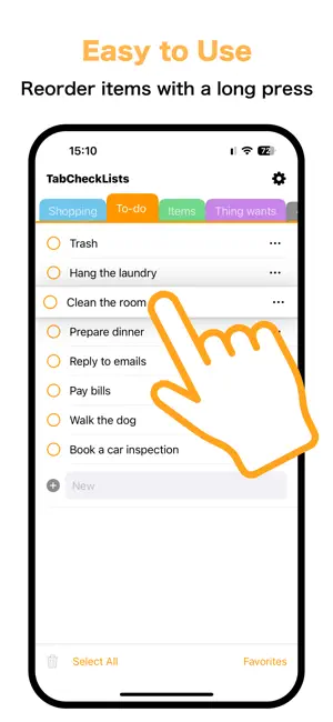 TabChecklists screenshot 2
