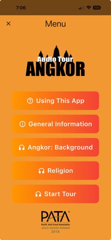 Angkor Audio Tour iPhone screenshot