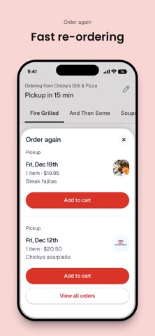 Chicky's Grill & Pizza iPhone screenshot