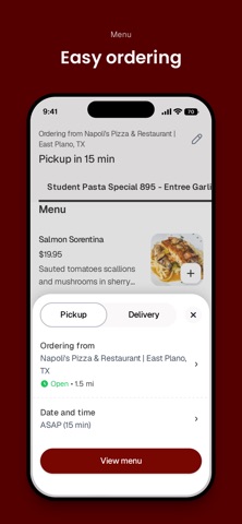 Napoli's Pizza East Plano iPhone screenshot