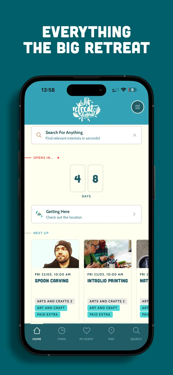 Screenshot #1 pour The Big Retreat Festival