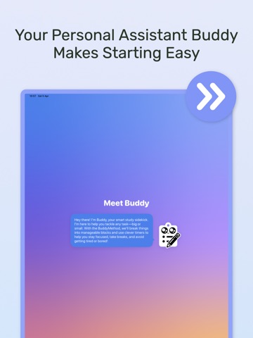 Buddy: ADHD Study Assistant iPad screenshot