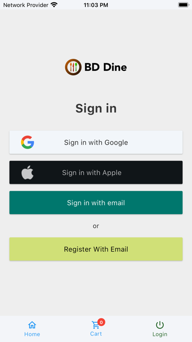 BD Dine Screenshot