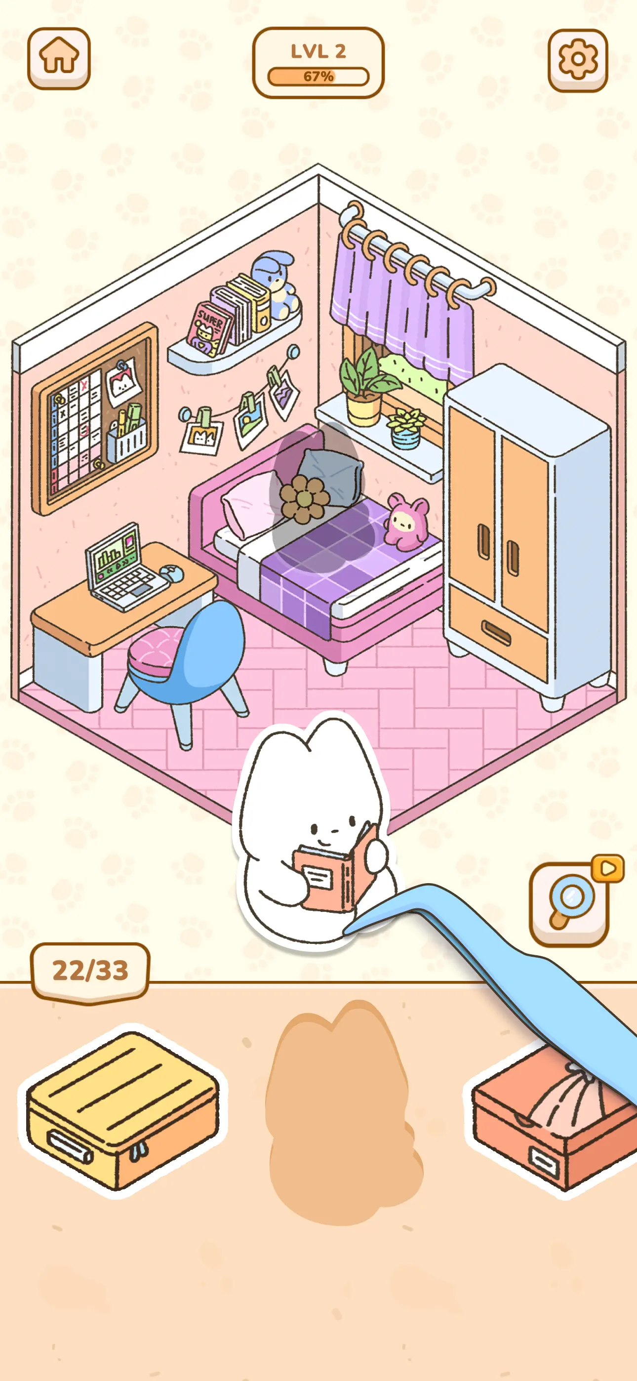 My Sticker Room - Decor Game screenshot 1