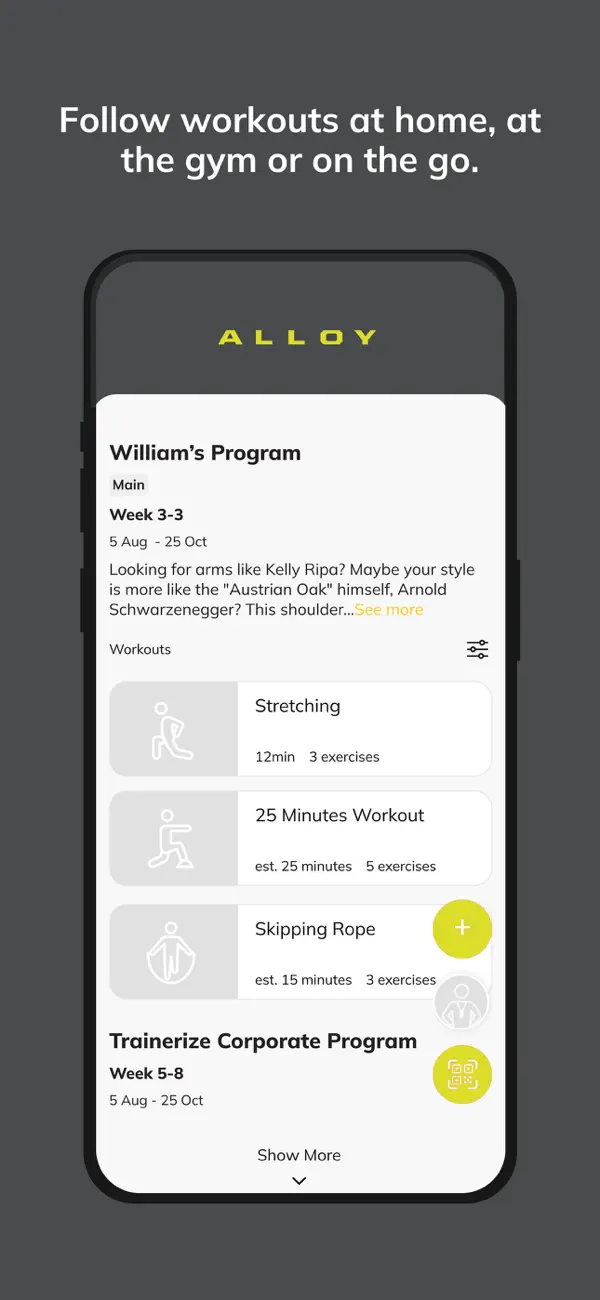 Screenshot #3 pour Alloy Personal Training