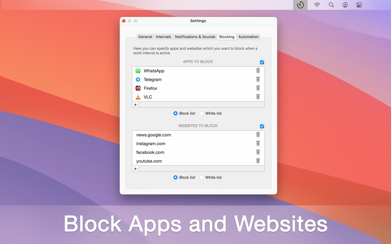 App screenshot