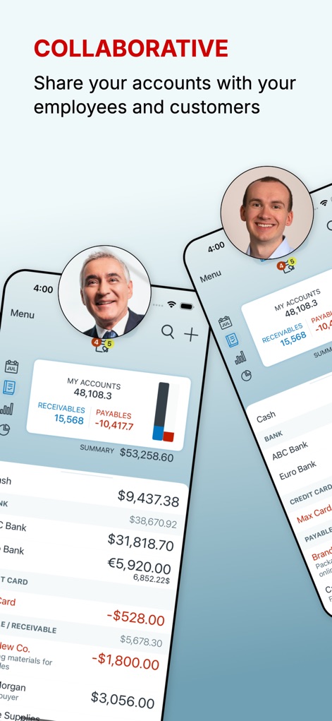 Account Book - Money Manager - Facilitate teamwork and shared financial oversight through shared financial dashboards, enabling collaborative account management with partners or family members.