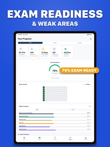 SQE1 Prep: FLK1 & FLK2 iPad screenshot