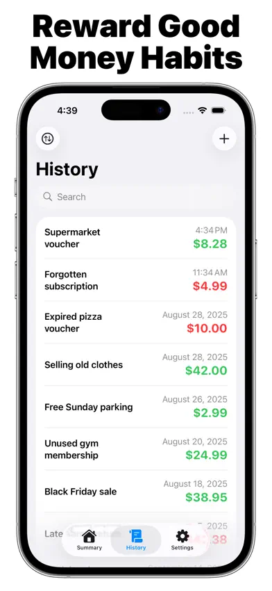 Money Habit Tracker: How Much? screenshot 4