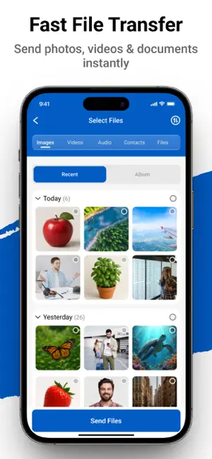 Trenzo: Transfer Files, Share screenshot 1