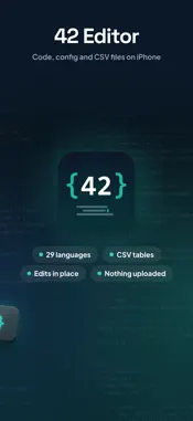 42 Editor: Code & Text Editor screenshot 9