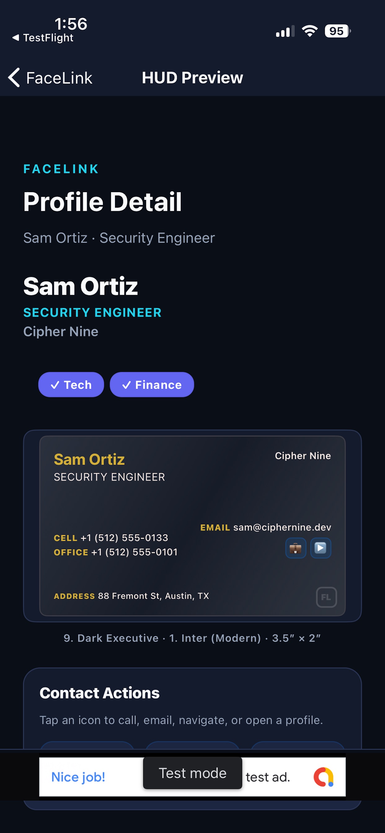 Screenshot 2 of FaceLink Companion
