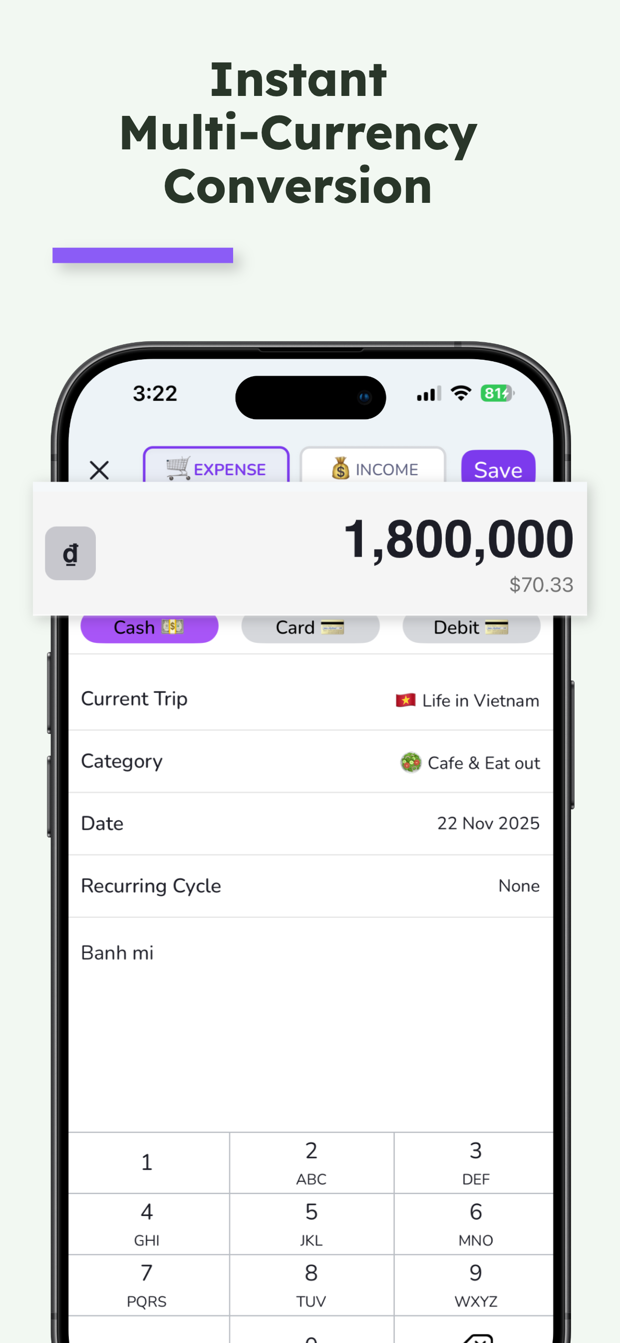 NomadWallet: Travel Spend App screenshot 7