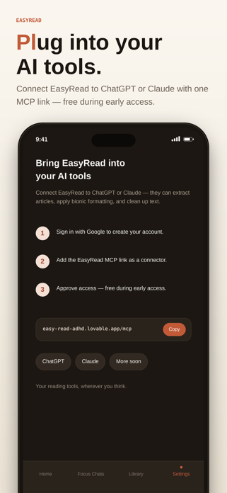 Focus Reader by EasyRead AI Screenshot 6 of 9