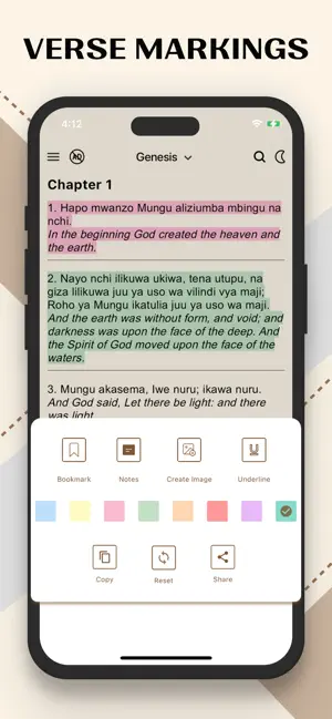 Swahili-English Bible Takatifu screenshot 2