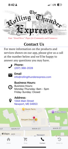 The Rolling Thunder Express iPhone screenshot