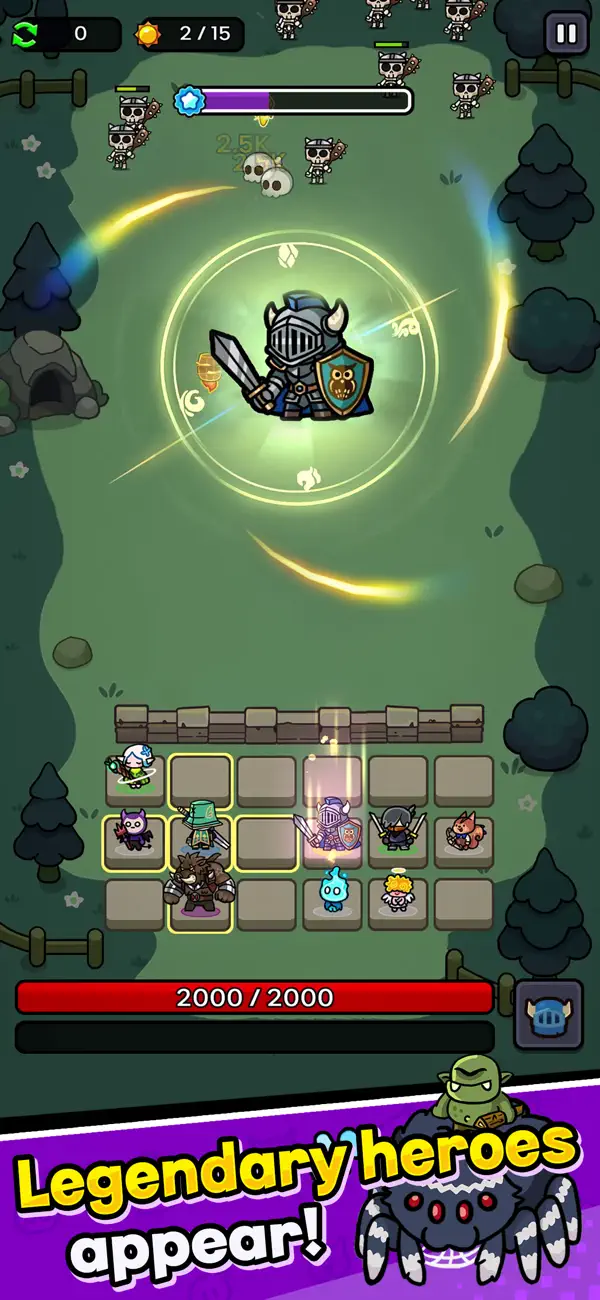 Hero Blasters: Defense Hack screenshot 6 - game app interface