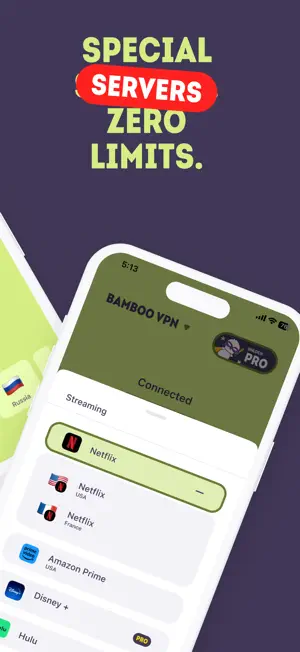 Bamboo VPN : Speedy & Private screenshot 2