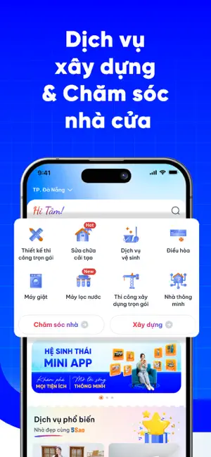 5Sao: Tiện ích & Chăm sóc nhà iPhone screenshot 2