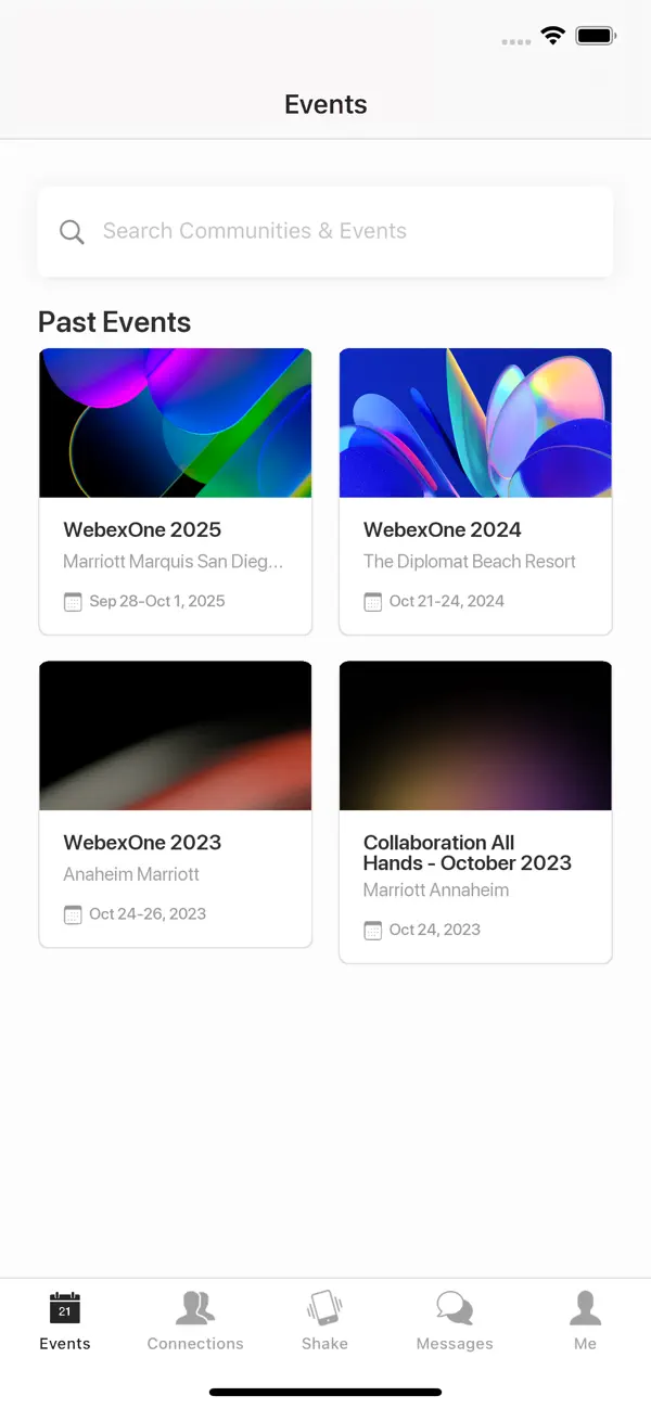 Screenshot #2 pour WebexOne