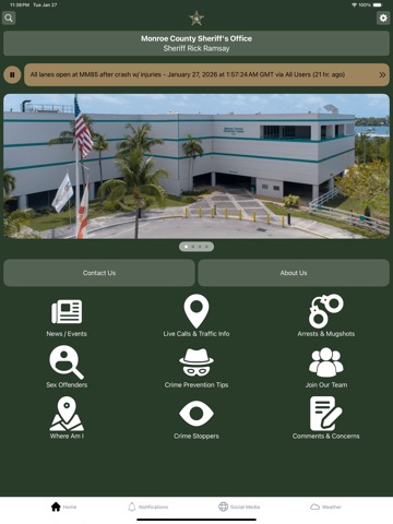 Monroe County Sheriffs Office iPad screenshot