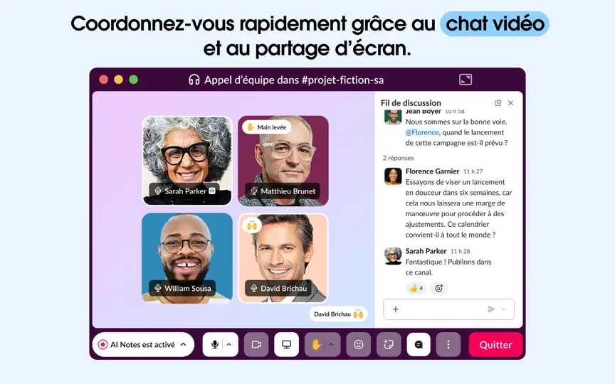 Capture d'écran de Slack For Desktop sur iPhone 4