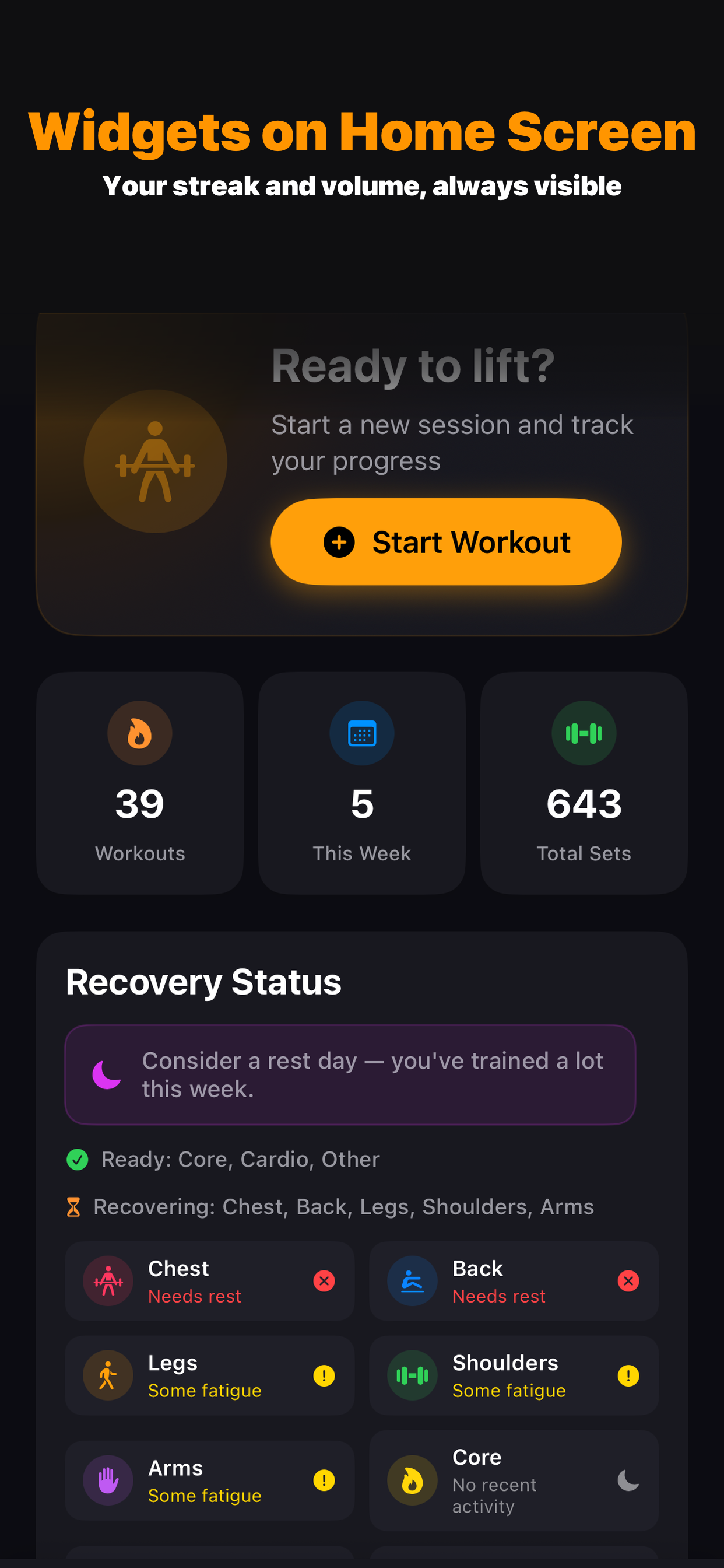 LiftLog Pro screenshot 4