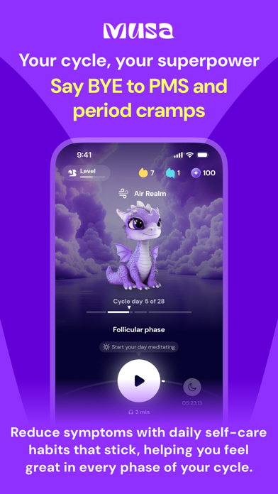 Musa: Period & Self-Care Pet Screenshot
