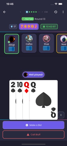 Bluffme screenshot