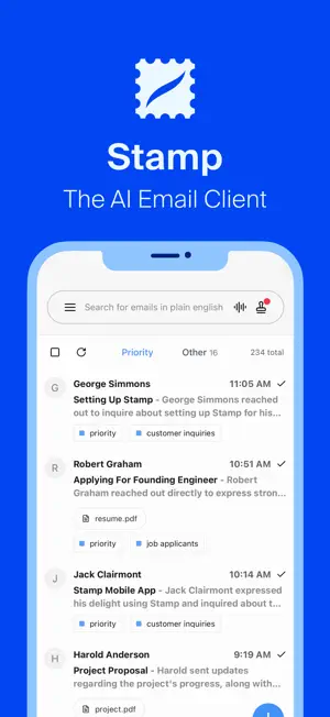 Stamp Mail screenshot 1