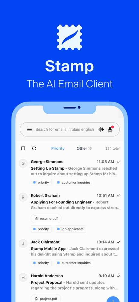 Stamp Mail screenshot 1