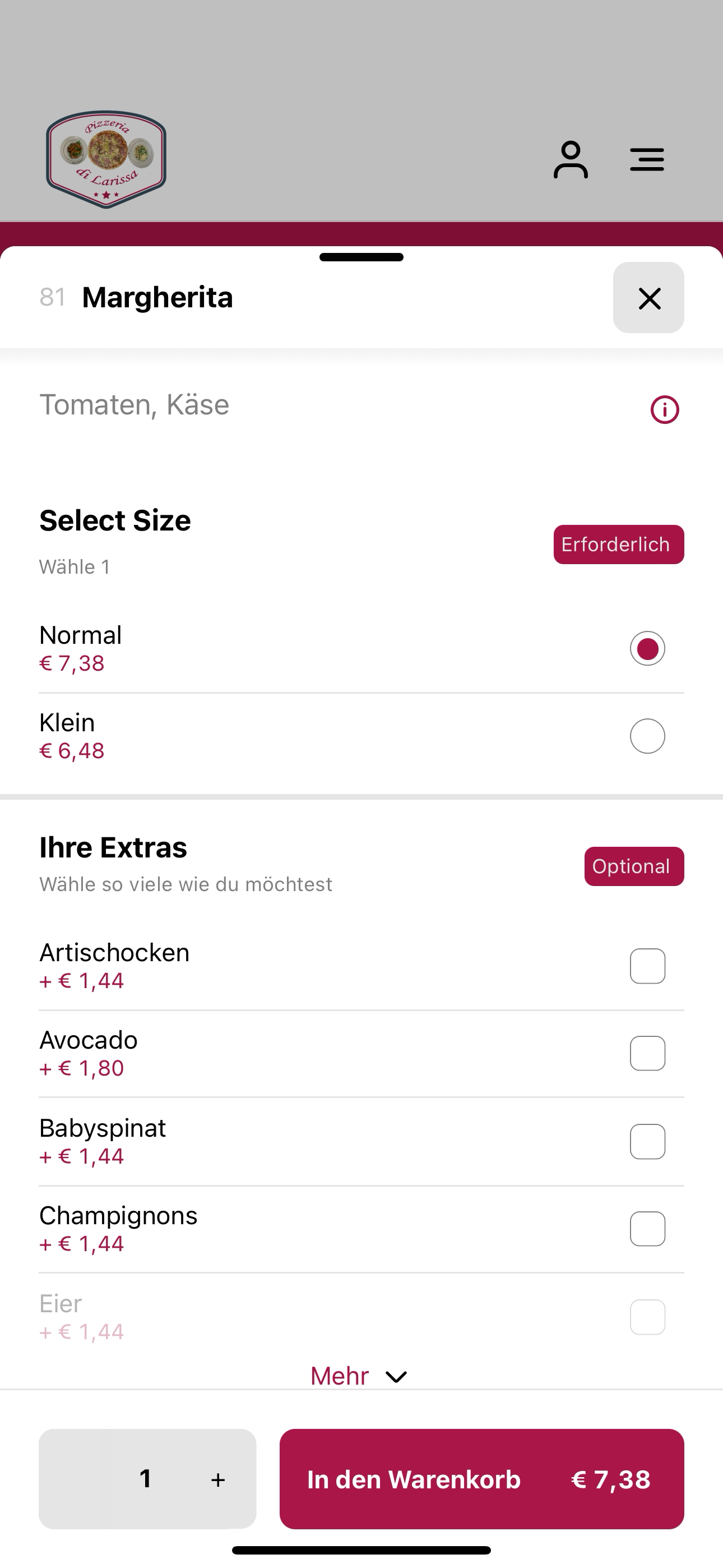 Pizzeria di Larissa screenshot 4