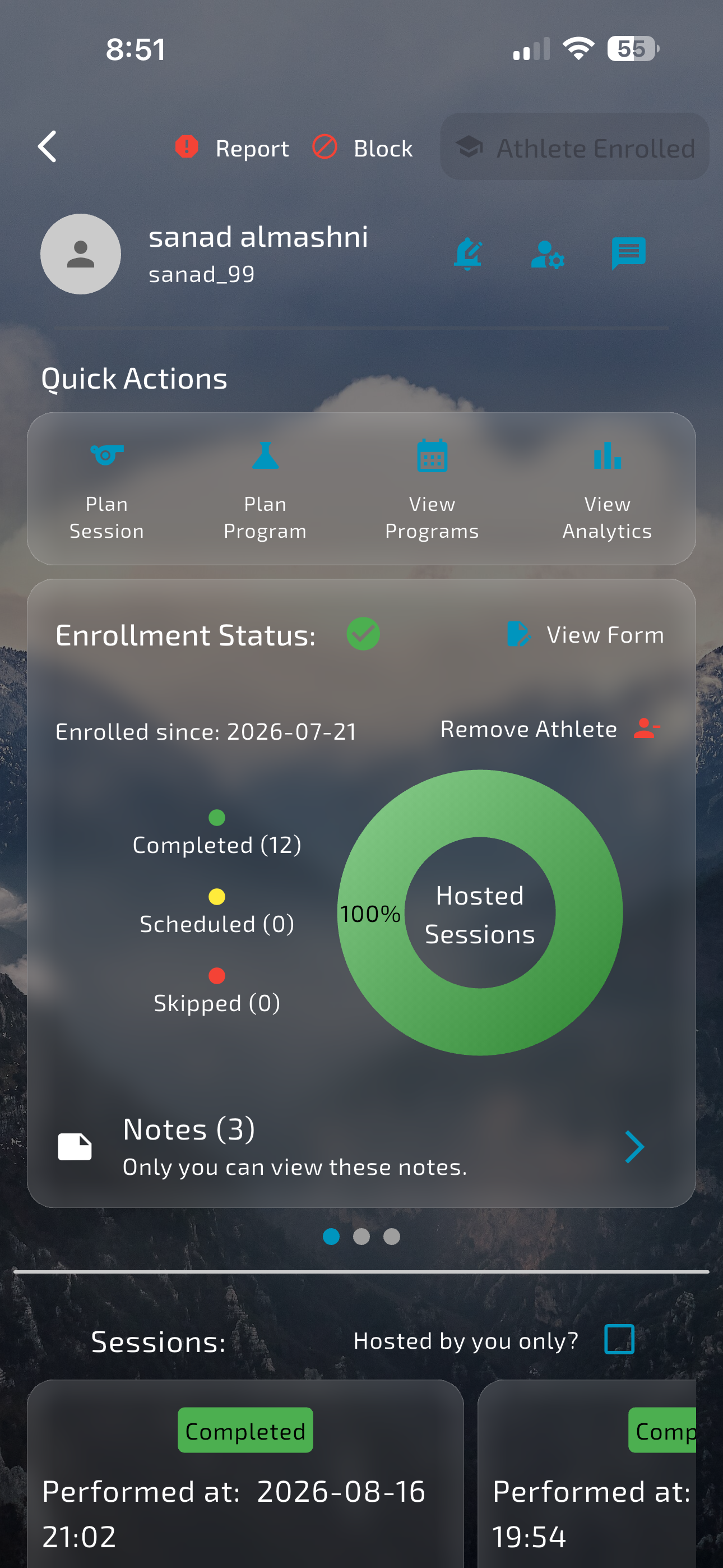 Olympus Performance Lab screenshot 6