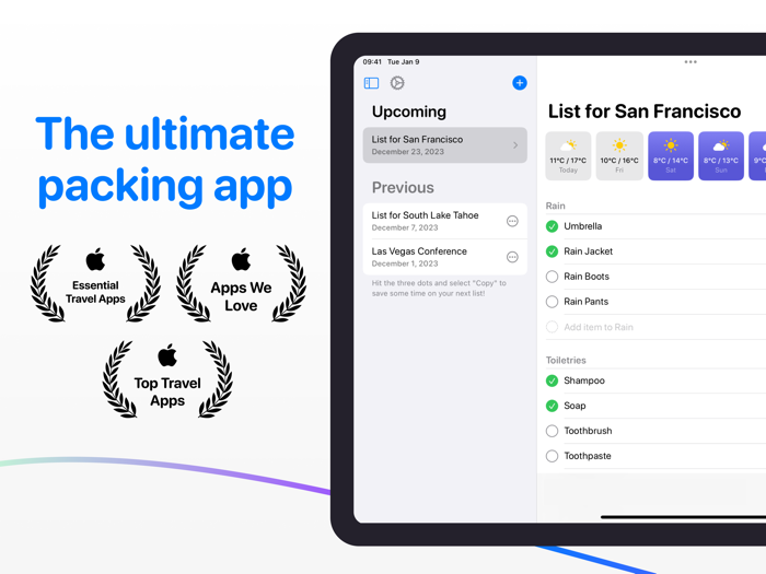 Packing List – Pack, Repeat
