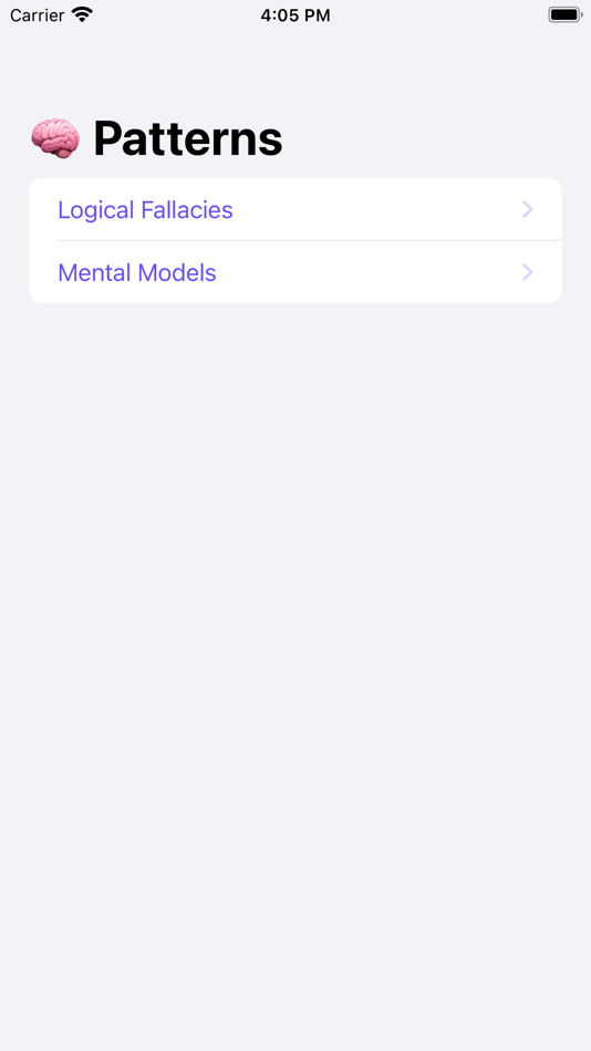 Thought Patterns (iOS) 由: Raphael DeFranco Thought Patterns (iOS) 由: Raphael DeFranco