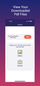 JPG To PDF App screenshot