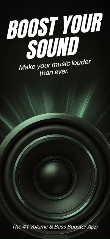 Volume Booster - Loud Bass EQ screenshot 1 of 7