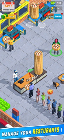 My Pizza Shop Simulator Game iPhone screenshot