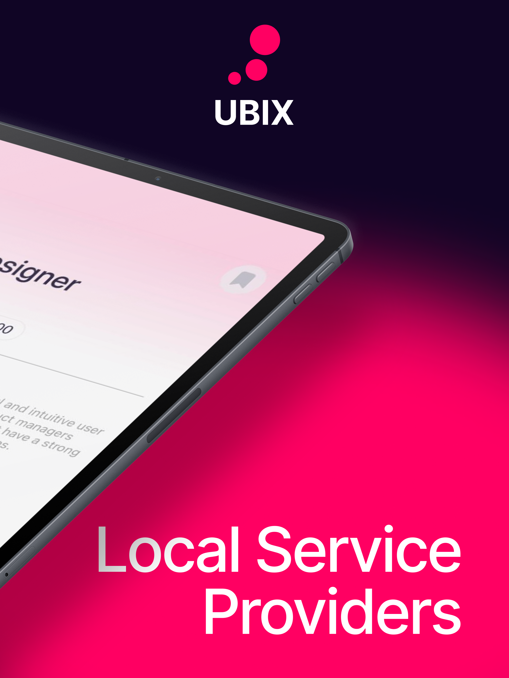 Ubix - Services, Self-Employed