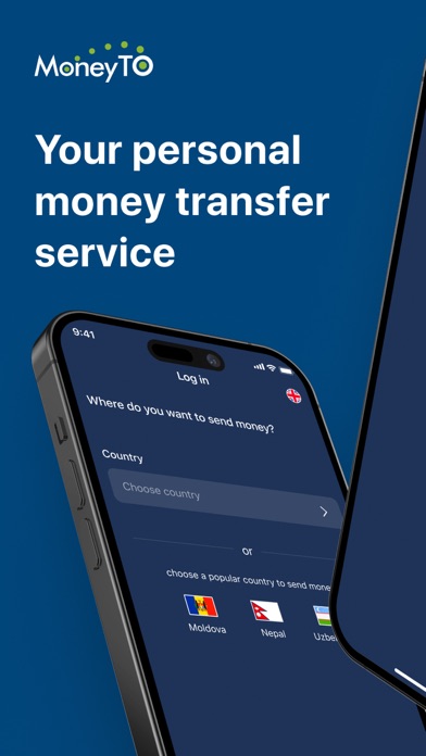 MoneyTO Money Transfer Screenshot